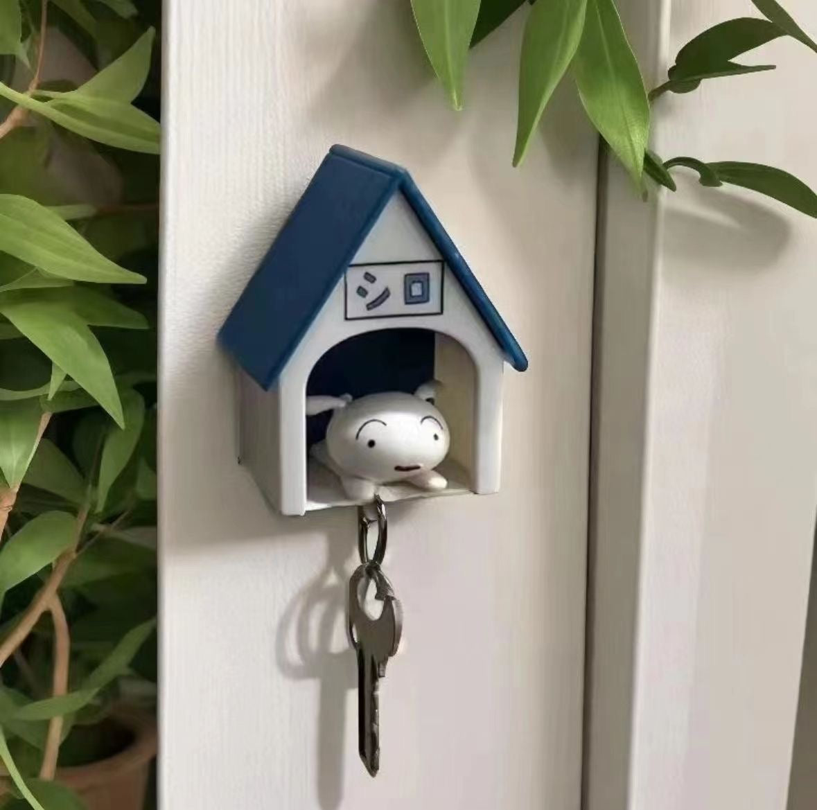 White Dog Shiro Tiny Home Key Holder - Lil Wild Pets