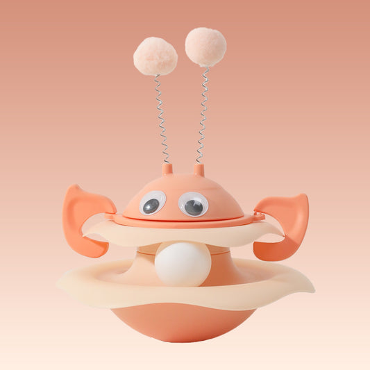 Buzzy Bee Wobble Self-Play Tracker Cat Interactive Toy