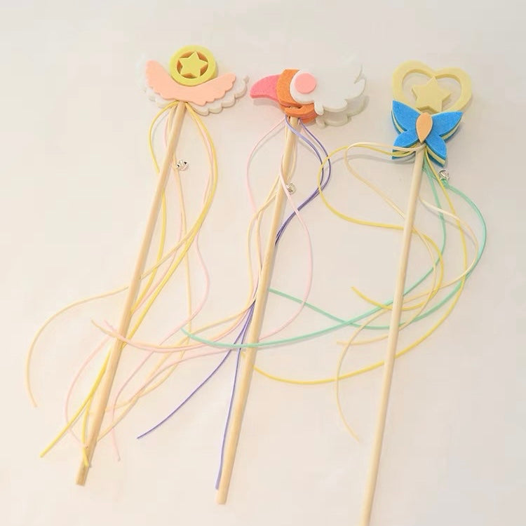 Cardcaptor Sakura Teaser Wand Toy with Strings for Cats - Lil Wild Pets