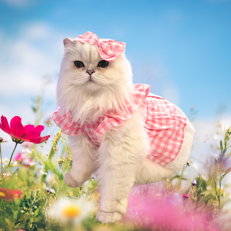 Cute fashion cat dress