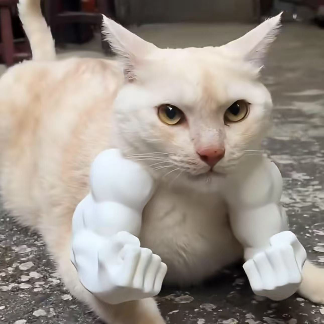 Lil Wild Pets Halloween Exclusive Green Hulk Cat Arms