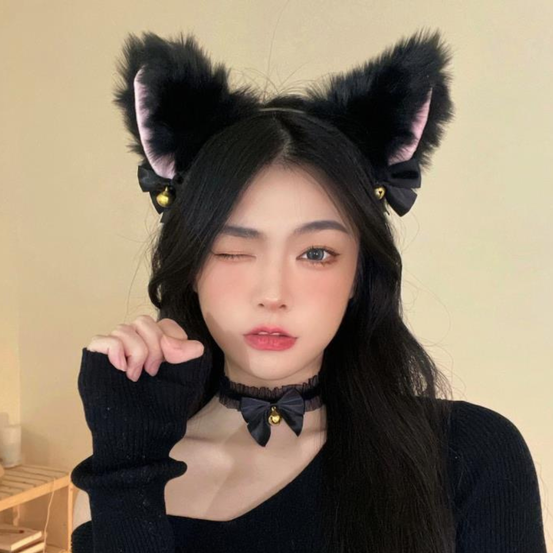 Fuzzy Cat Ears Headband - Lil Wild Pets