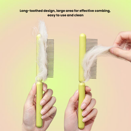Pet Grooming Comb for Long-haired Cats and Dogs Remove Tangles and Knots - Lil Wild Pets