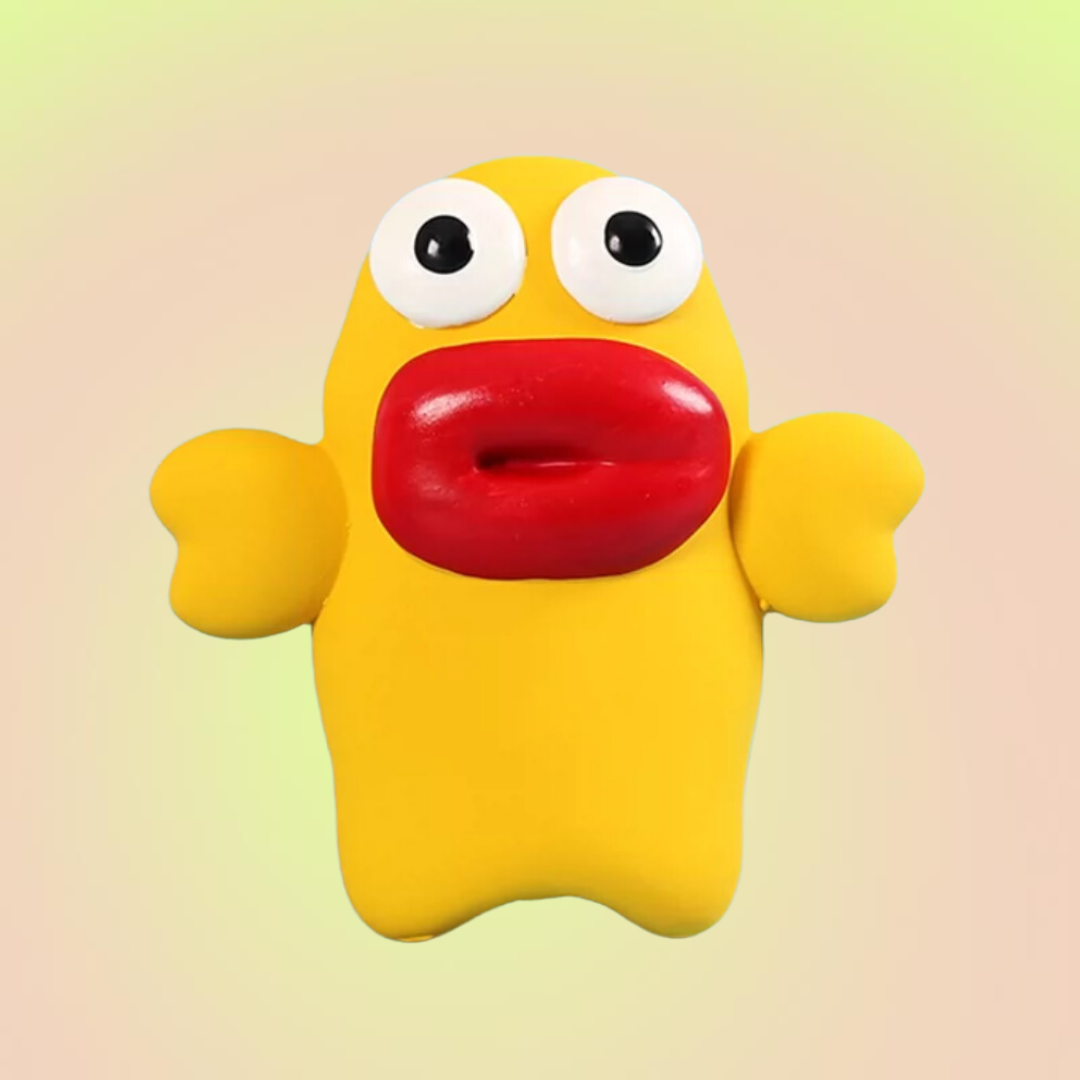 Dog Squeaky Latex Toy - Sausage Lip Monsters