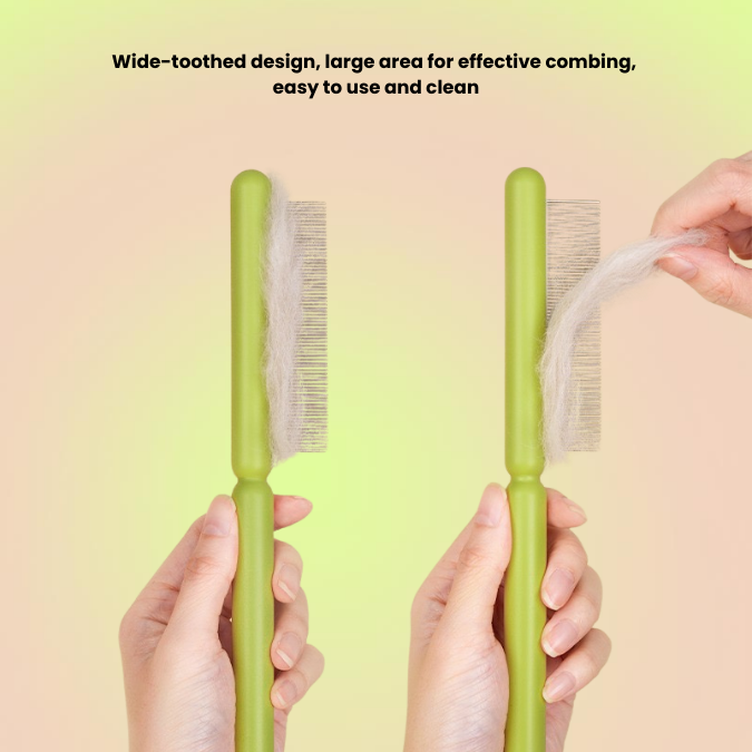 Pet Flea Comb Grooming Brush for Cats and Dogs - Lil Wild Pets