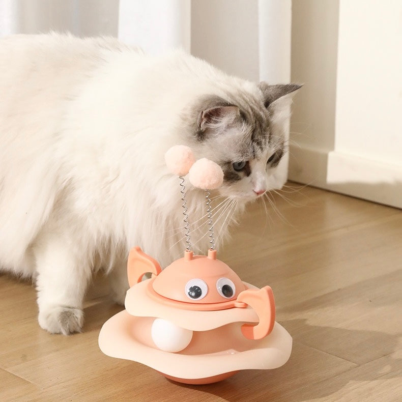Buzzy Bee Wobble Tracker Cat Toy