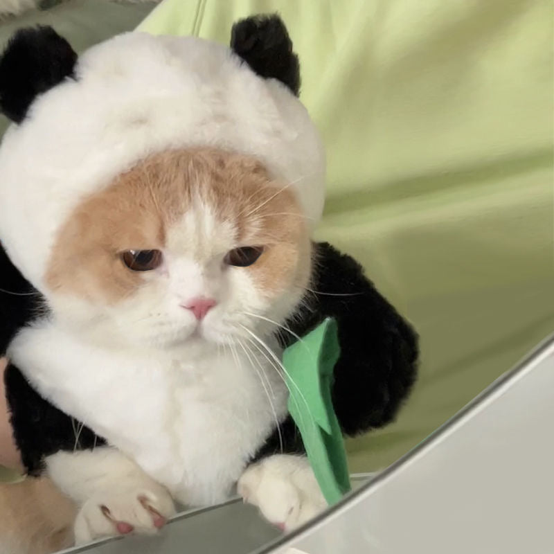 Panda with Bamboo Pet Halloween Costume for Cats and Dogs - Lil Wild Pets