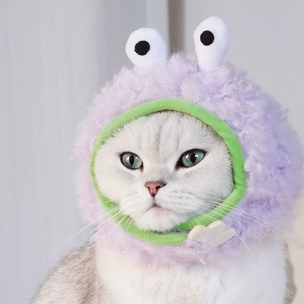Pet Adjustable Hat with Ear Holes for Cats and Dogs - Monster - Lil Wild Pets