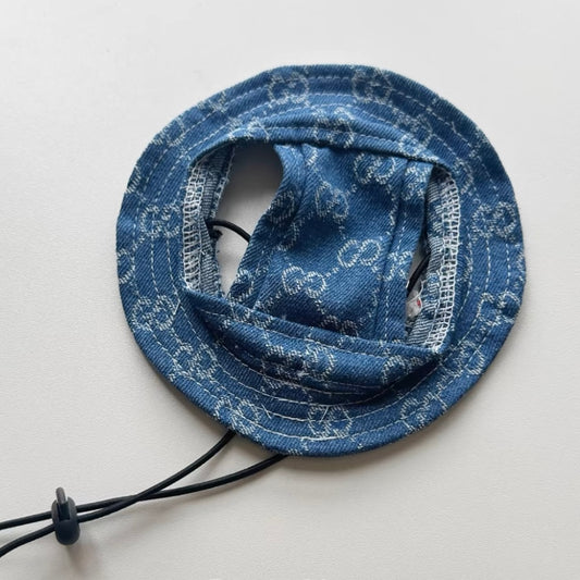 Pet Adjustable Outdoor Sun Hat with Ear Holes for Cats and Dogs - Lil Wild Pets