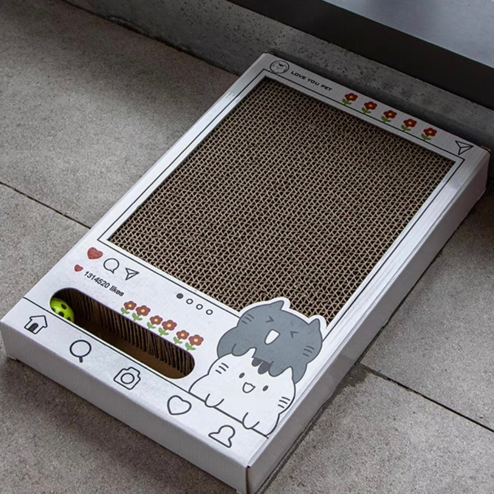 Instagram Cat Interactive Toy with Scratching Pad - Lil Wild Pets