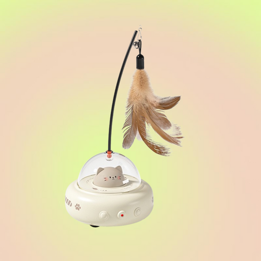 UFO Self-Play Laser Cruiser Cat Toy - Lil Wild Pets
