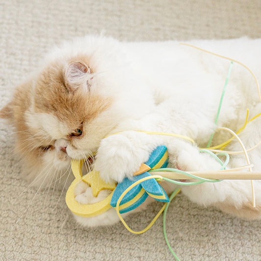 Cardcaptor Sakura Teaser Wand Toy with Strings for Cats - Lil Wild Pets