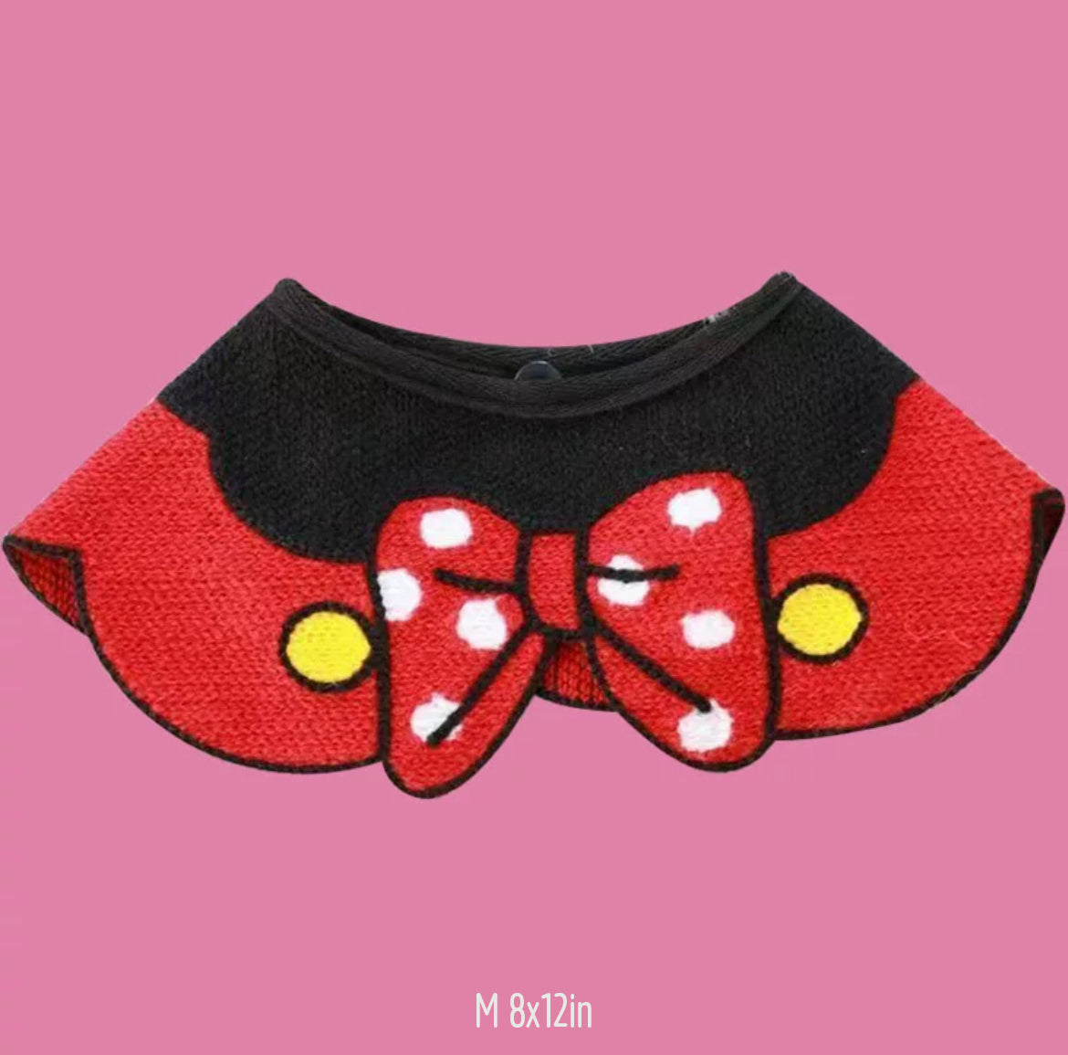 Minnie Cartoon Adjustable Accessory Collar for Cats and Dogs - Lil Wild Pets