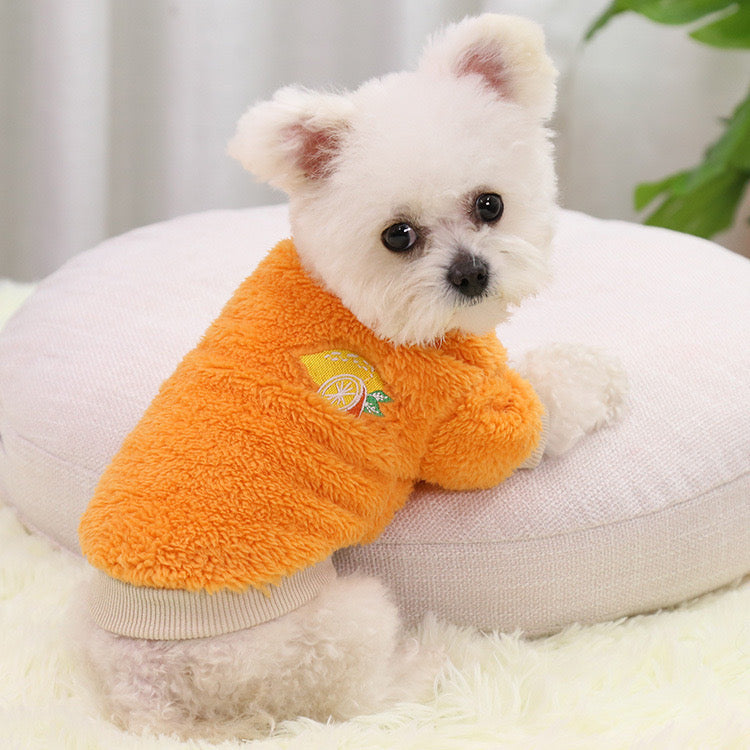 Clothing & Costumes - Avocado, Orange & Grape Fleece Onesies - Lil Wild Pets