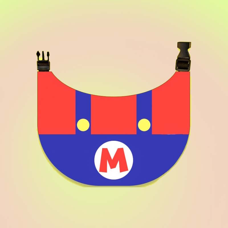 Double-Sided Drool Bib Accessory for Medium and Big Dogs - Monster - Lil Wild Pets