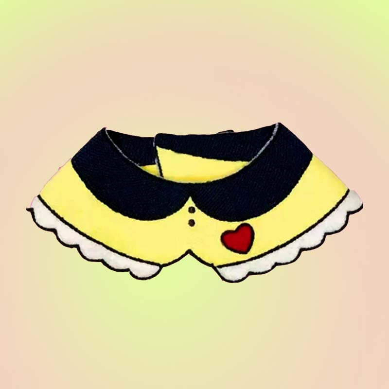 Yellow Heart Adjustable Accessory Collar for Cats and Dogs - Lil Wild Pets