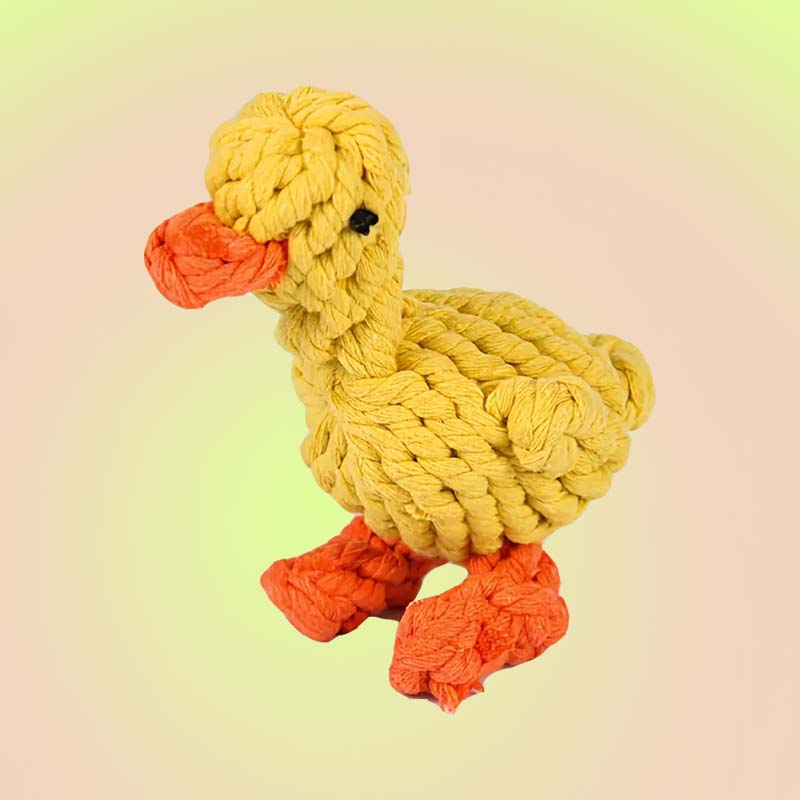 Duck rope outlet dog toy