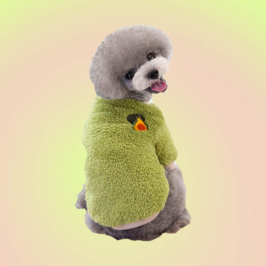 Green Avocado Cozy Onesie Sweater for Cats and Dogs - Lil Wild Pets