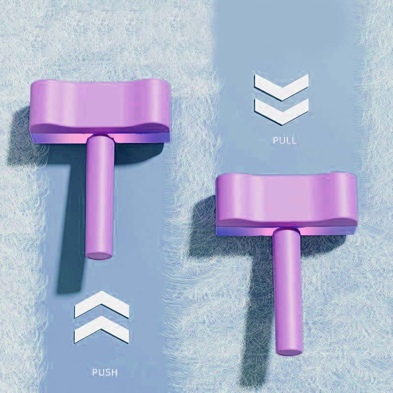 Self-cleaning Purple Cat Pet Hair Remover - Lil Wild Pets