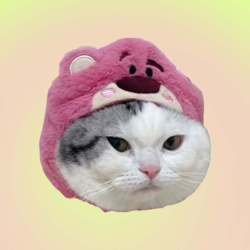 Pet Adjustable Hat with Ear Holes for Cats and Dogs - Monster - Lil Wild Pets
