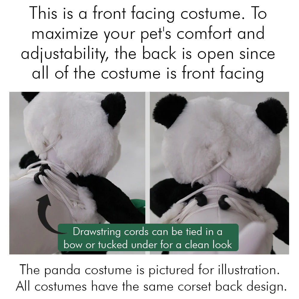 Panda with Bamboo Costume for Cats and Dogs - Lil Wild Pets