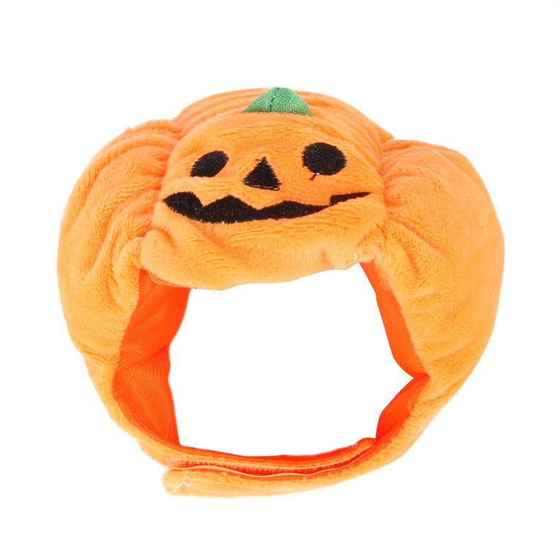 Pet Adjustable Hat for Cats and Dogs - Pumpkin