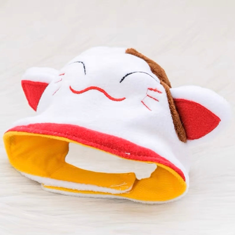 Maneki Neko Nagaya Fortune Cat Pet Adjustable Hat for Cats and Dogs - Lil Wild Pets