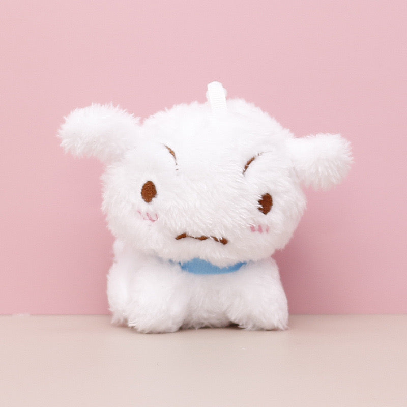 Shiro White Dog Plush Toy Keychain - Lil Wild Pets