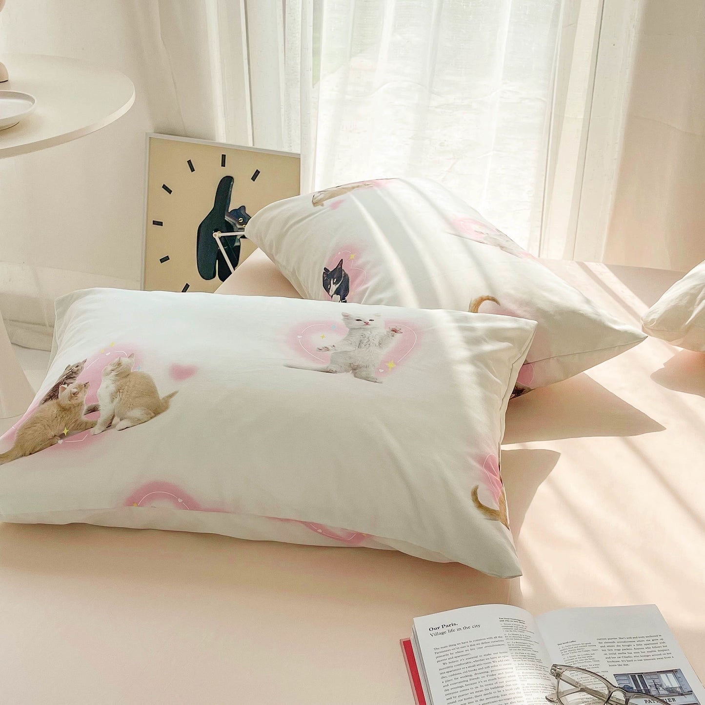 Cat Y2k Cotton Pillow Case 1pc - Lil Wild Pets