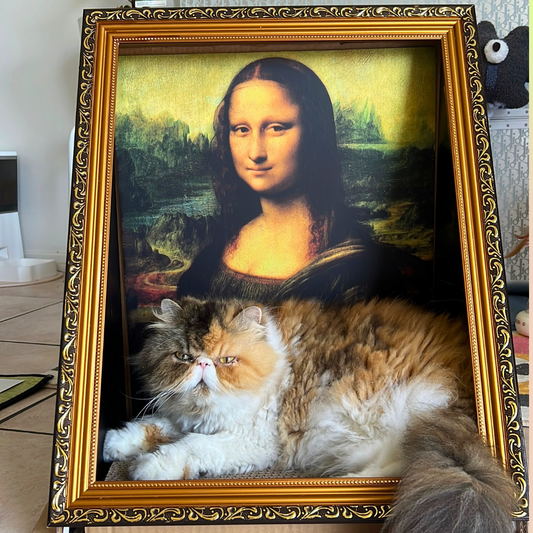 The Mona Lisa Oil Painting Cat Scratcher