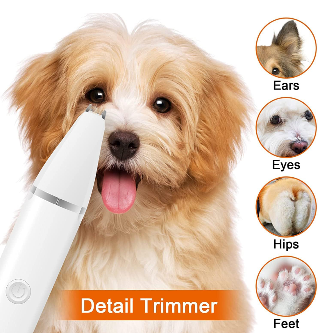 Cat & Dog LED Low Noise Rechargeable All-in-1 Hair Trimmer Kit