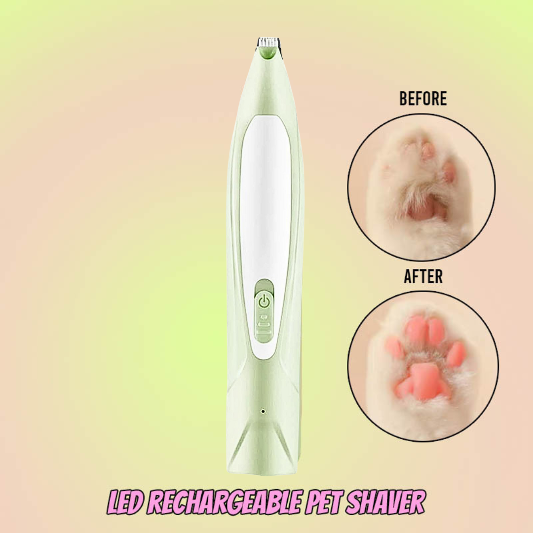 Cat & Dog LED Rechargeable Hair Shaver for Detailing Paws & Face & Body