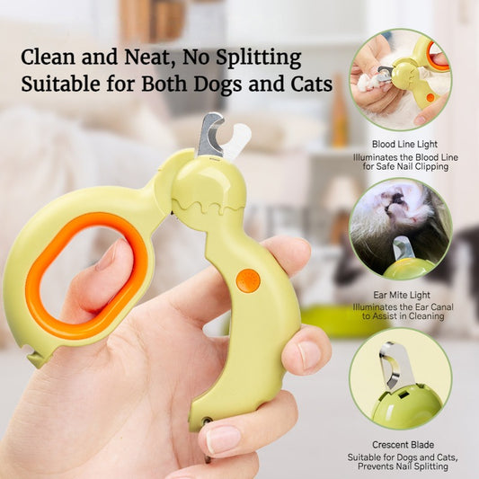 Cat & Dog LED Nail Clipper Claw Trimmer