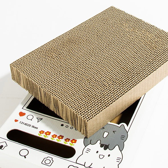 Instagram Cat Interactive Toy with Scratching Pad - Lil Wild Pets