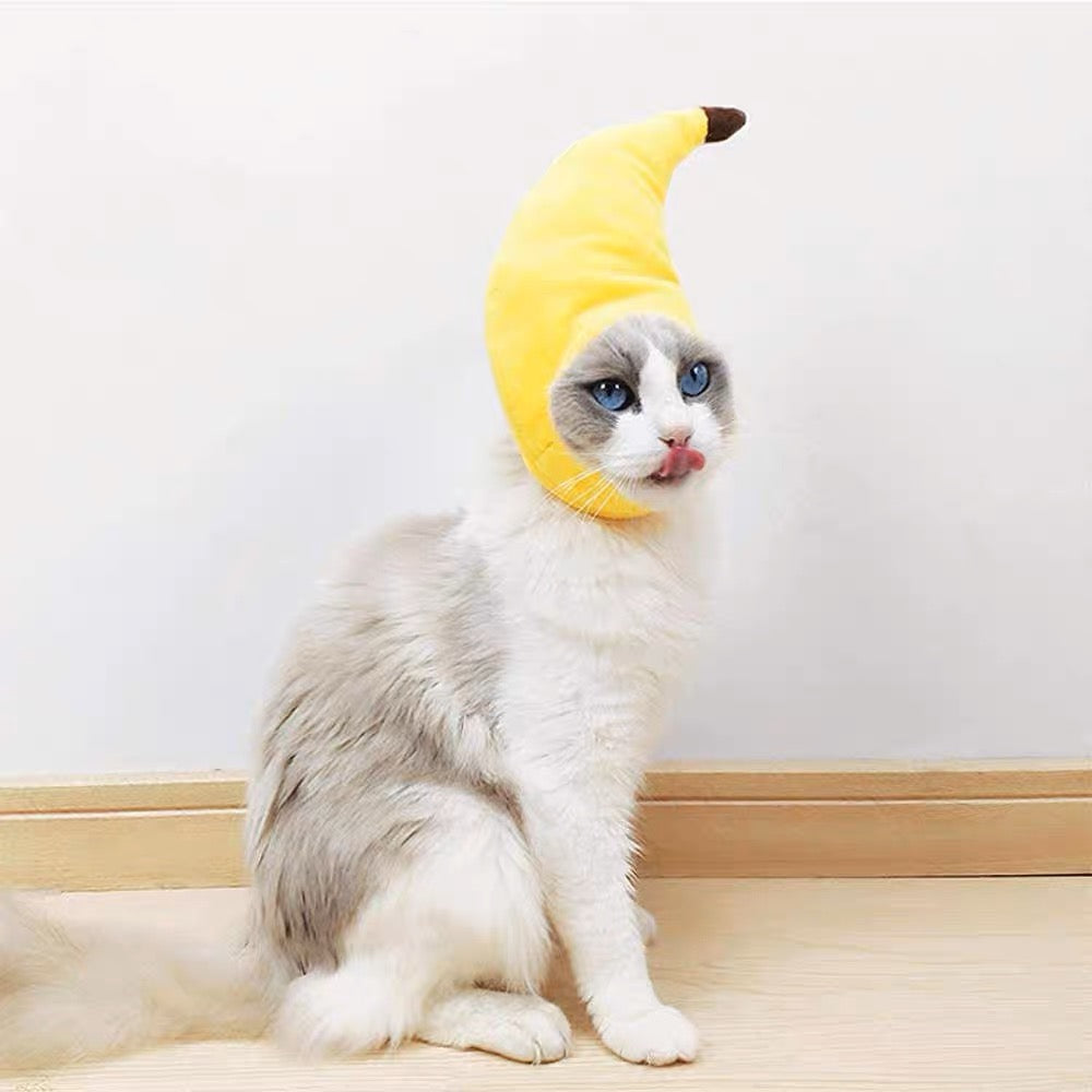 Banana Adjustable Pet Hat for Cats and Dogs - Lil Wild Pets
