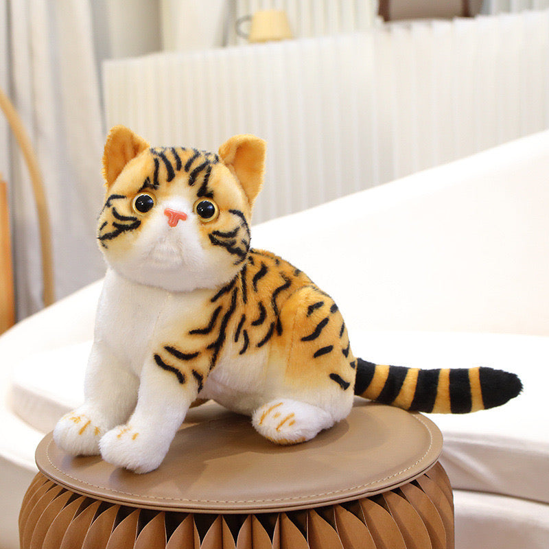 Persian Cat 10" Cuddle Plush Toy Stuffed Animal - Lil Wild Pets