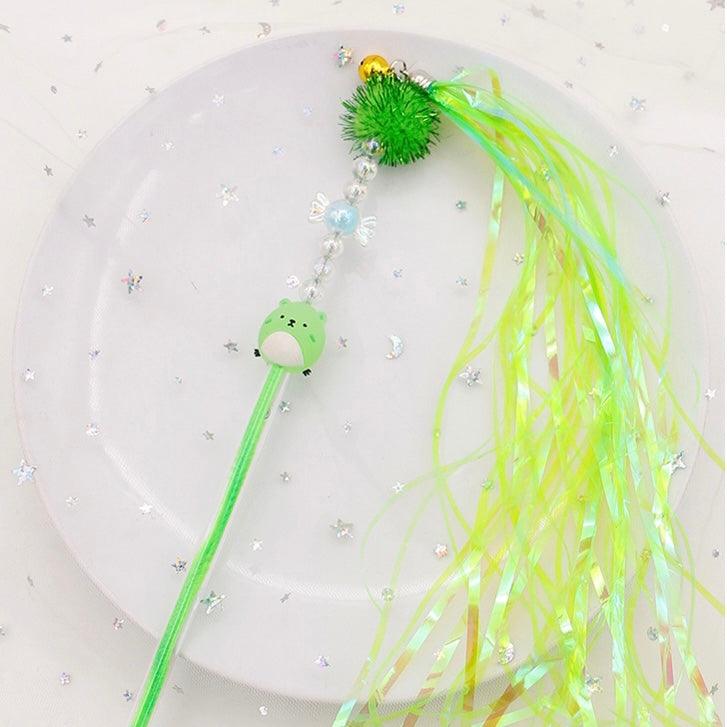 Cute Mole Wand Cat Teaser Toy with Bells and Strings - Lil Wild Pets