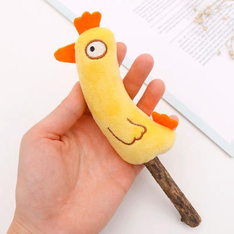 Chicken Silvervine Stick Cat Chew Toy - Lil Wild Pets