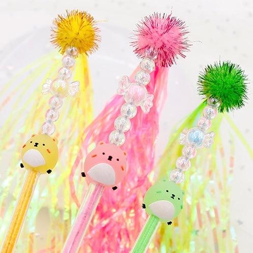 Cute Mole Wand Cat Teaser Toy with Bells and Strings - Lil Wild Pets