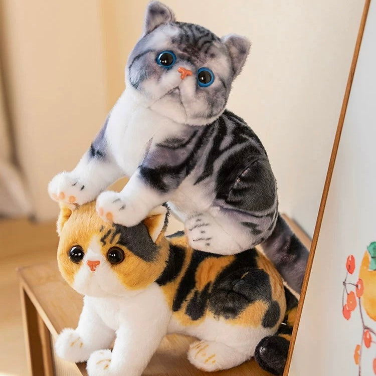 Persian Cat 10" Cuddle Plush Toy Stuffed Animal - Lil Wild Pets