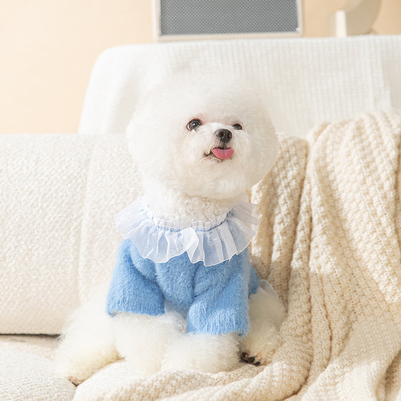 Blue Bunny Mohair Sweater for Dogs and Cats - Lil Wild Pets