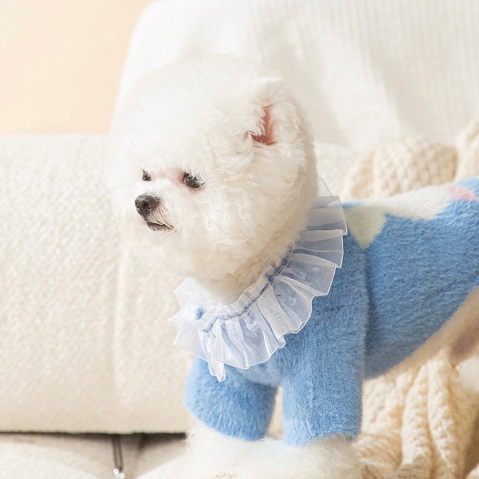 Blue Bunny Mohair Sweater for Dogs and Cats - Lil Wild Pets