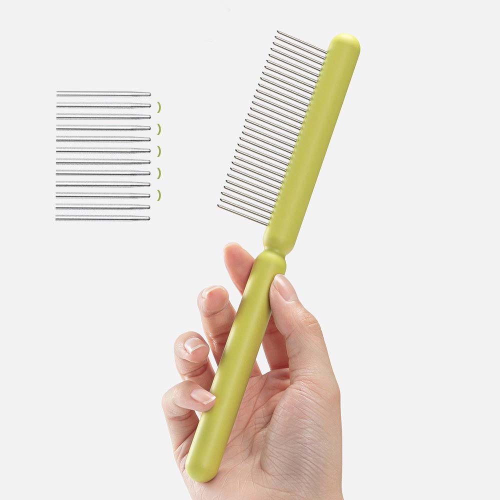 Pet Grooming Comb for Long-haired Cats and Dogs Remove Tangles and Knots - Lil Wild Pets