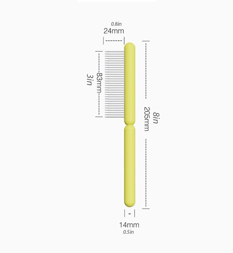 Pet Grooming Comb for Long-haired Cats and Dogs Remove Tangles and Knots - Lil Wild Pets