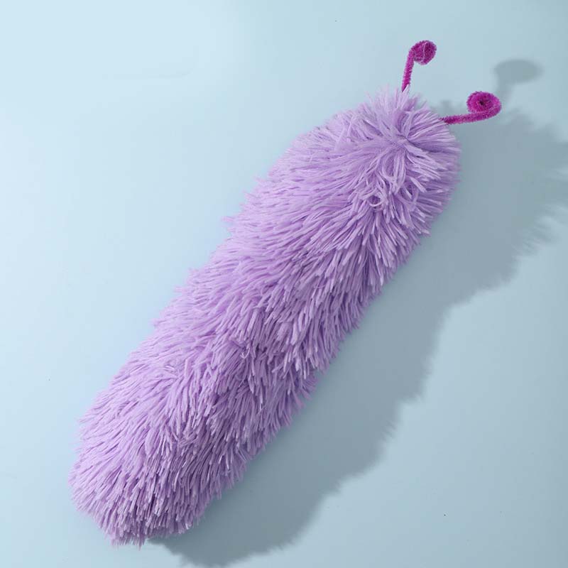 Plush Caterpillar Cat Toy with Catnip and Crinkle Paper - Lil Wild Pets