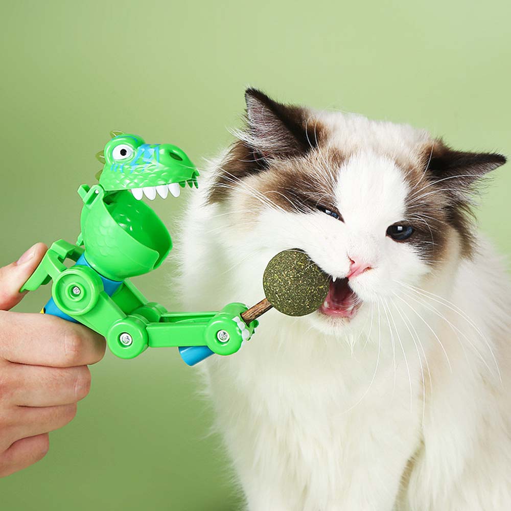 Dinosaur Catnip Lollipop Toy for Cats - Lil Wild Pets