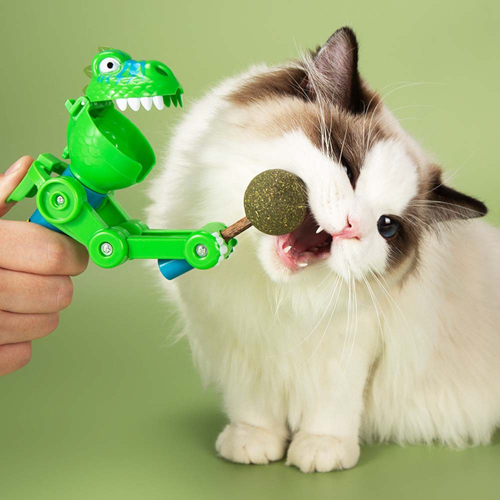 Dinosaur Catnip Lollipop Toy for Cats - Lil Wild Pets