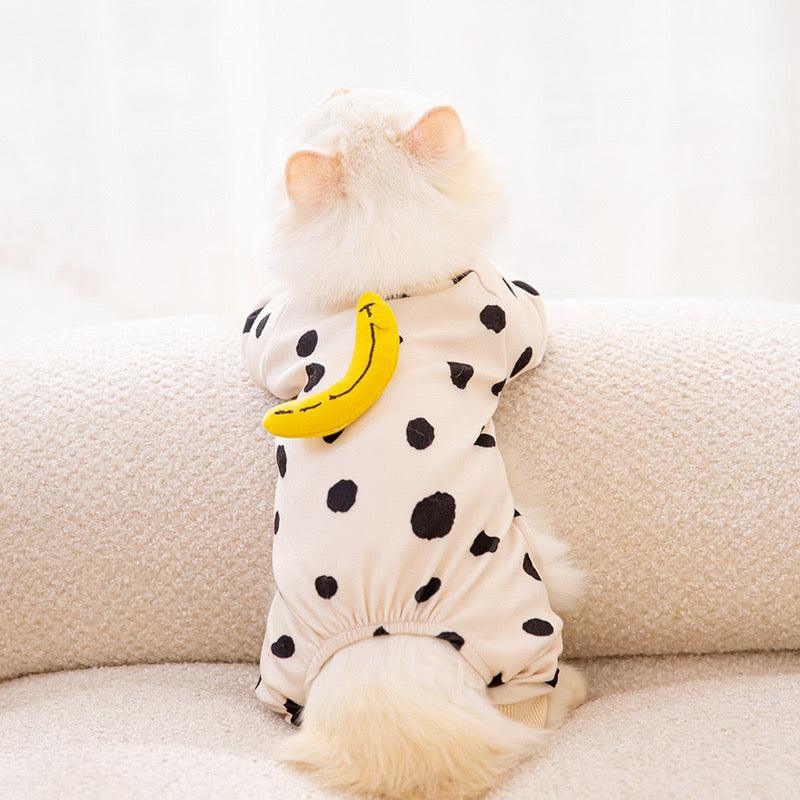 Banana Soft Onesie Pajamas T-Shirt for Cats and Dogs - Lil Wild Pets