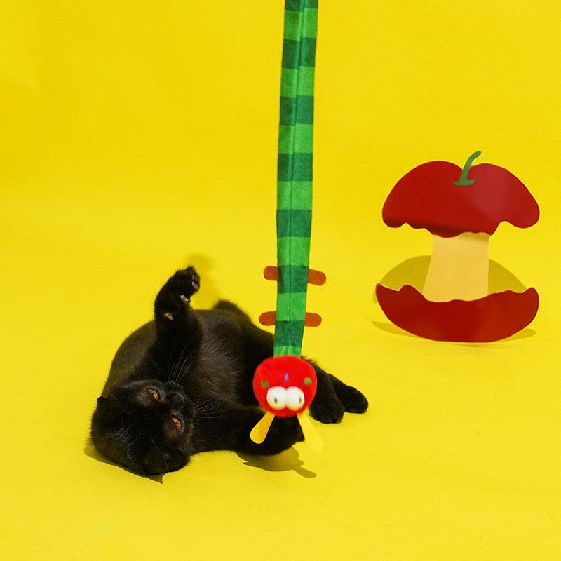 Funky Character Extra Long Crinkle Teaser Wand Toy for Cats - Lil Wild Pets