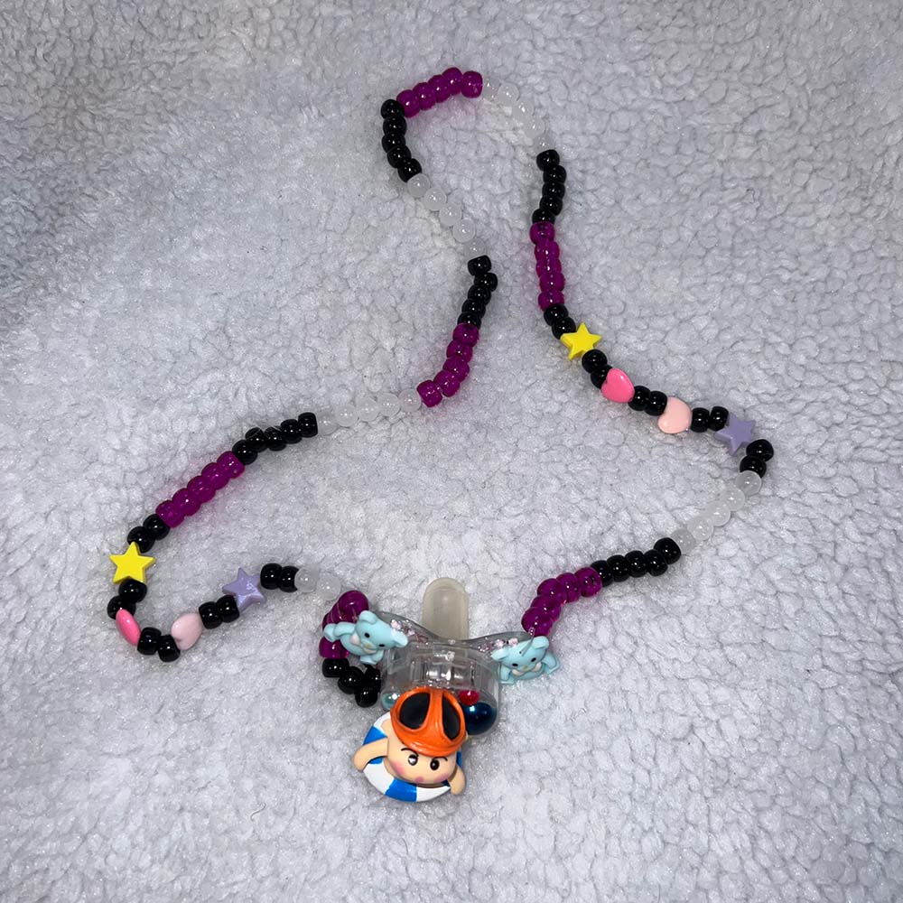 LED Cartoon Pacifier Kandi Necklace Toy - Lil Wild Pets